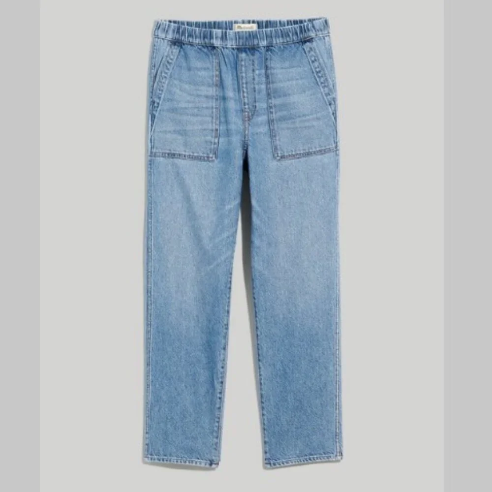 Madewell Plus Pull-On Relaxed Jeans Tall XXL